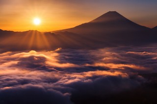 富士山のご来光